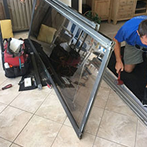 sliding glass door frame repair Yorba Linda